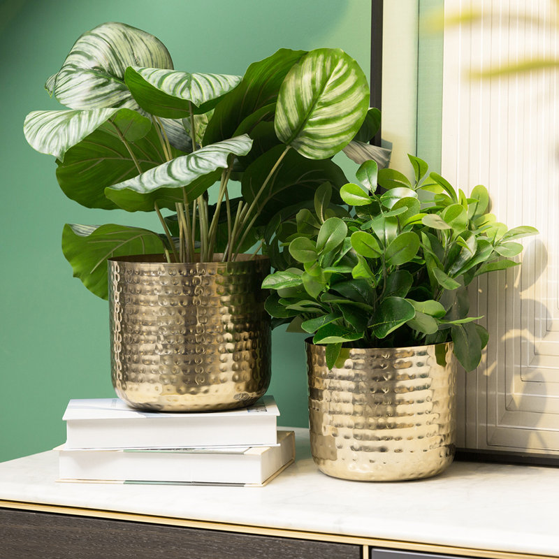 Handmade Metal Pot Planter