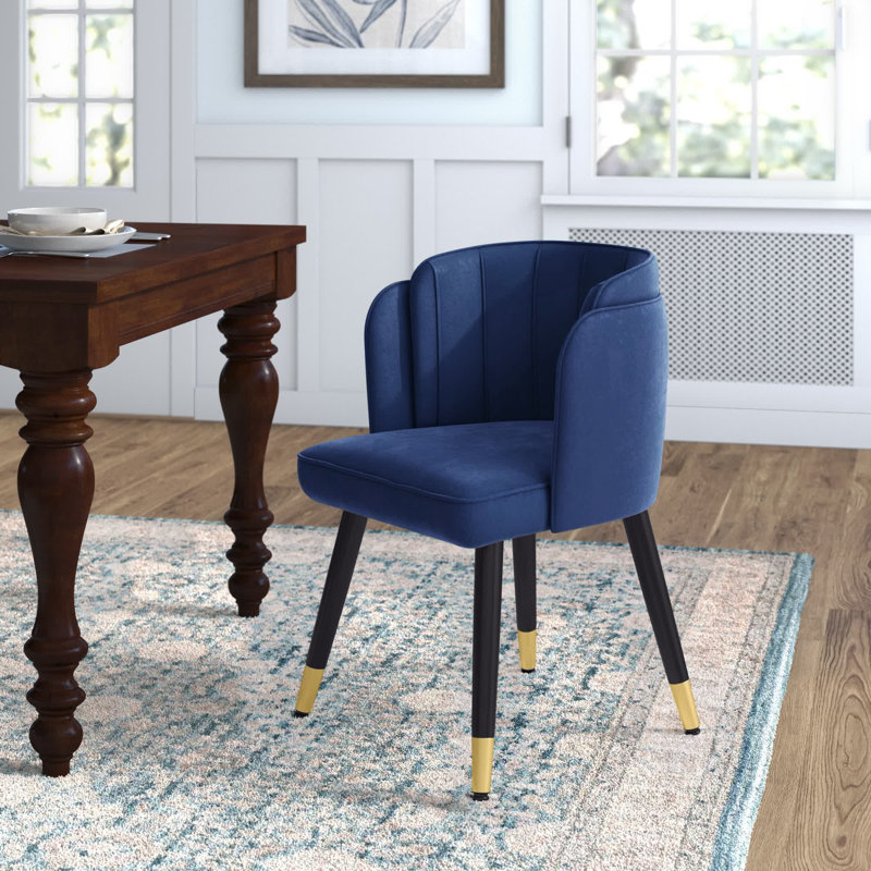 Chaise d'appoint Zephyr Modern, Bleu royal