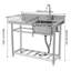Stainless Steel Kitchen Sink Free Standing Commercial Restaurant Kitchen Sink