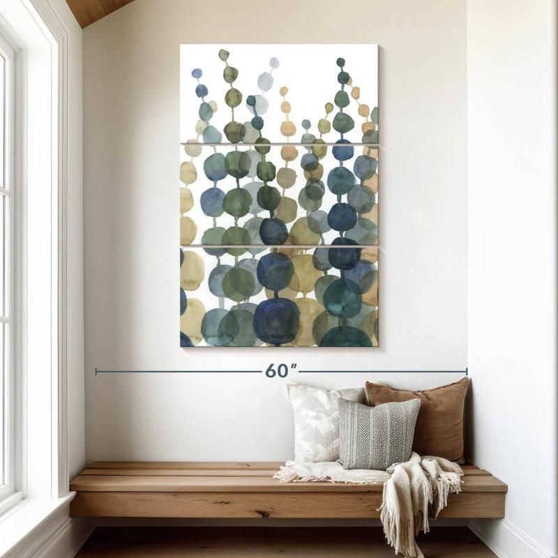 Avery Pompom Botanical II, 50" H x 32" W