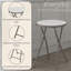 Tabourets de bar pliants - Tabouret robuste de 18 pouces - Capacité de 225 lb et sièges rembourrés (ensemble de 4)