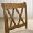 Cross-Buck Wood 5-Piece Counter Height Dining Set