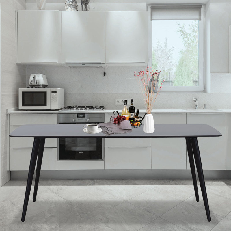 Metal Base Dining Table