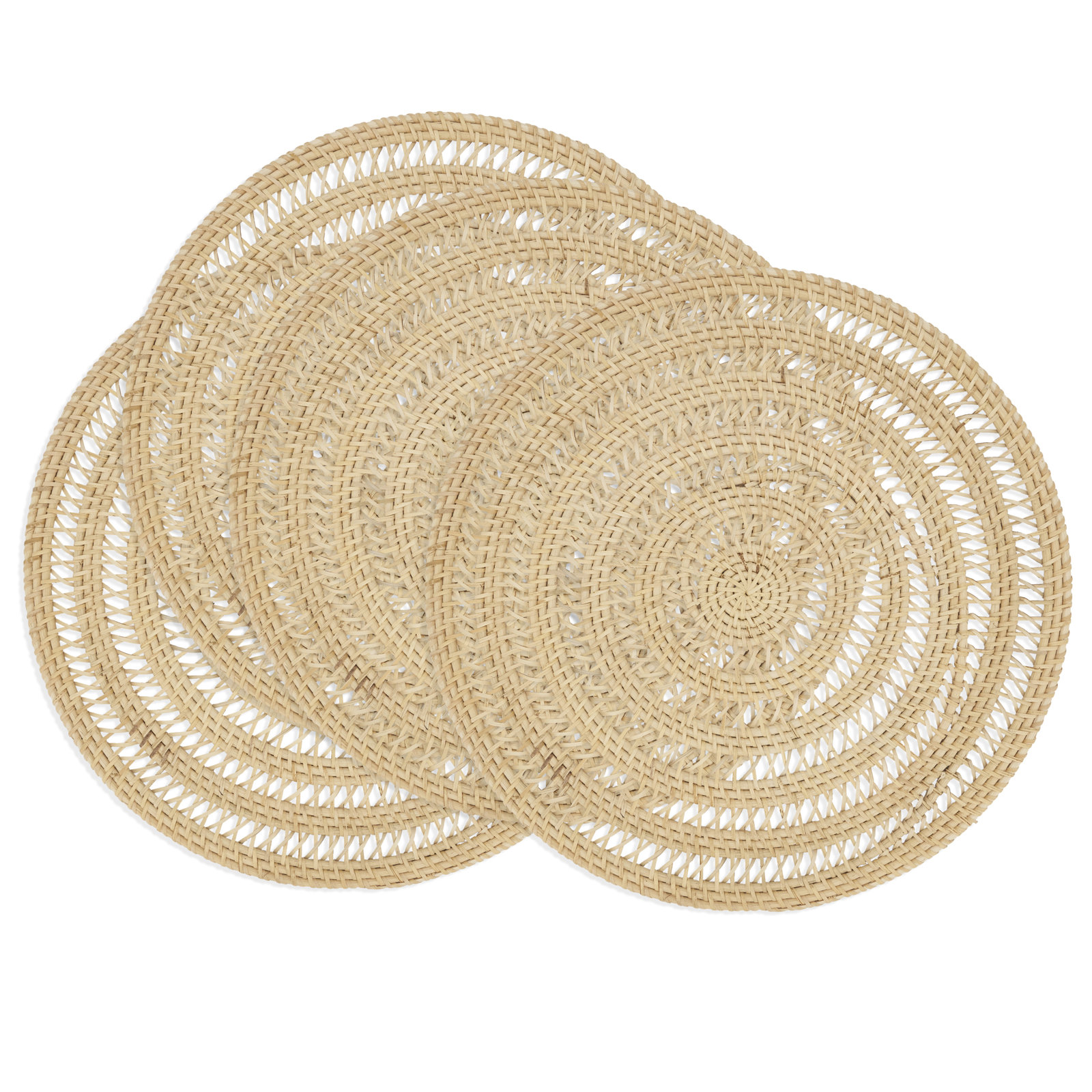 Natural Weave Rattan Placemat (Set of 4)