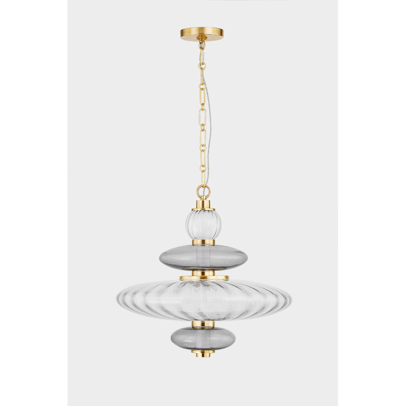 WILLIAMS PENDANT, 18.75" H x 19" W x 19" D