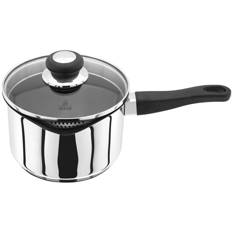 Vista Stainless Steel Saucepan with Lid, 2.1 L