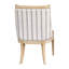 Chaise rembourrée avec garniture cloutée-1724462467
