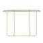 Iberia 112cm Glass Top Console Table