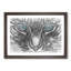Bright Blue Cat Eyes in Abstract - Picture Frame Painting Print-55679087-55679085