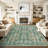 Washable Area Rug Boho Non-Slip Insect Botanical Carpet for Living Room, Bedroom, Dining Room, Playroom, Office – Indoor Throw Rug, Farmhouse Home Decor, Under Table Green 9*12-1451897922-1451897930