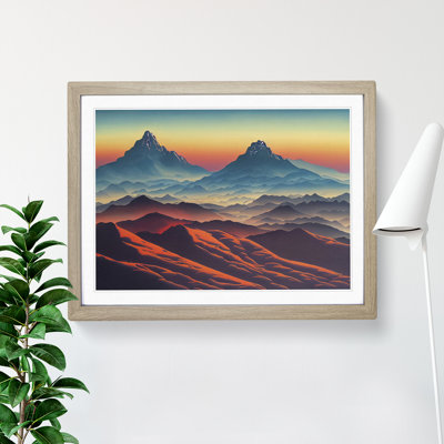 Mountain Sunset - Single Picture Frame Print