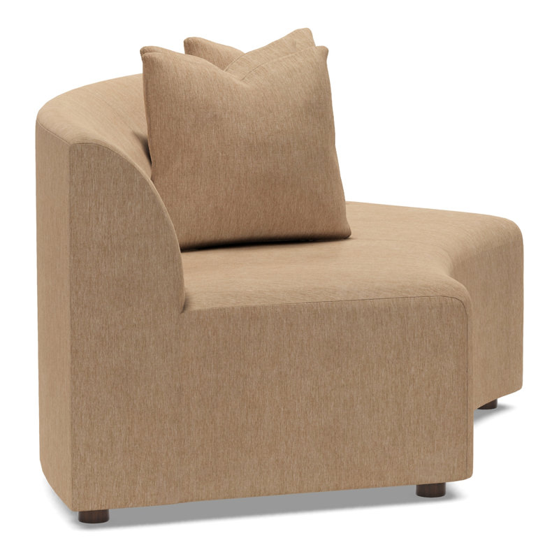 Alston Armless Curved Sofa, 2713-16