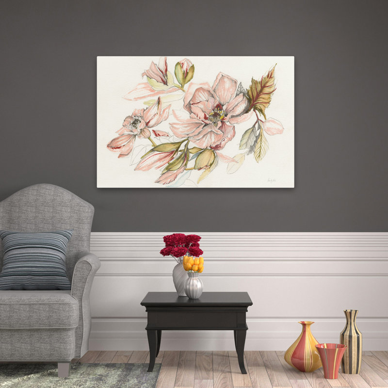 Blooms Blossoms - Magnolia Morning, H 32 po x l 48 po
