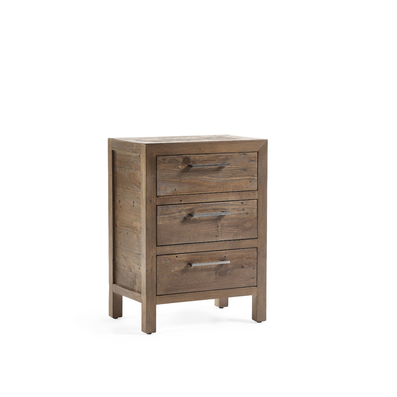 Electra 48cm W Solid Wood Bedside Table