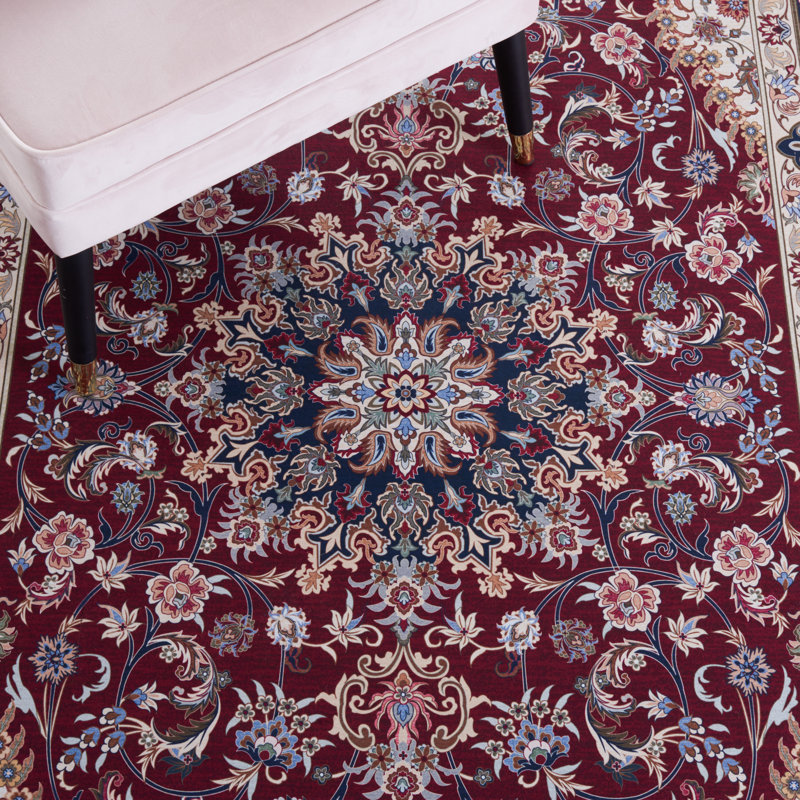 Czarnetzki Performance Machine Washable Oriental Rug, Square 4'