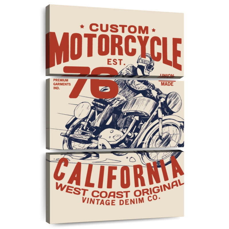 Tergel Custom Motorcycle Poster