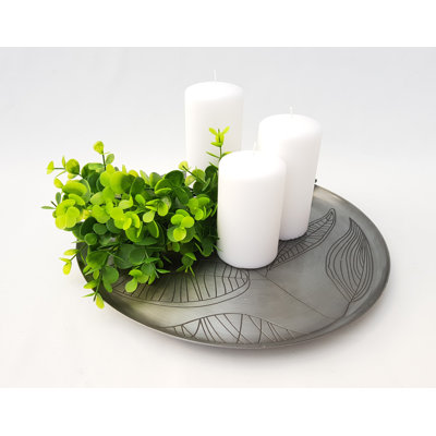 Gahanna Handmade Metal Decorative Plate - Set of 1