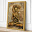 Serene Buddha in Gold Rustic 1 Piece Wrapped Canvas Wall Art-1113067269-1113067289