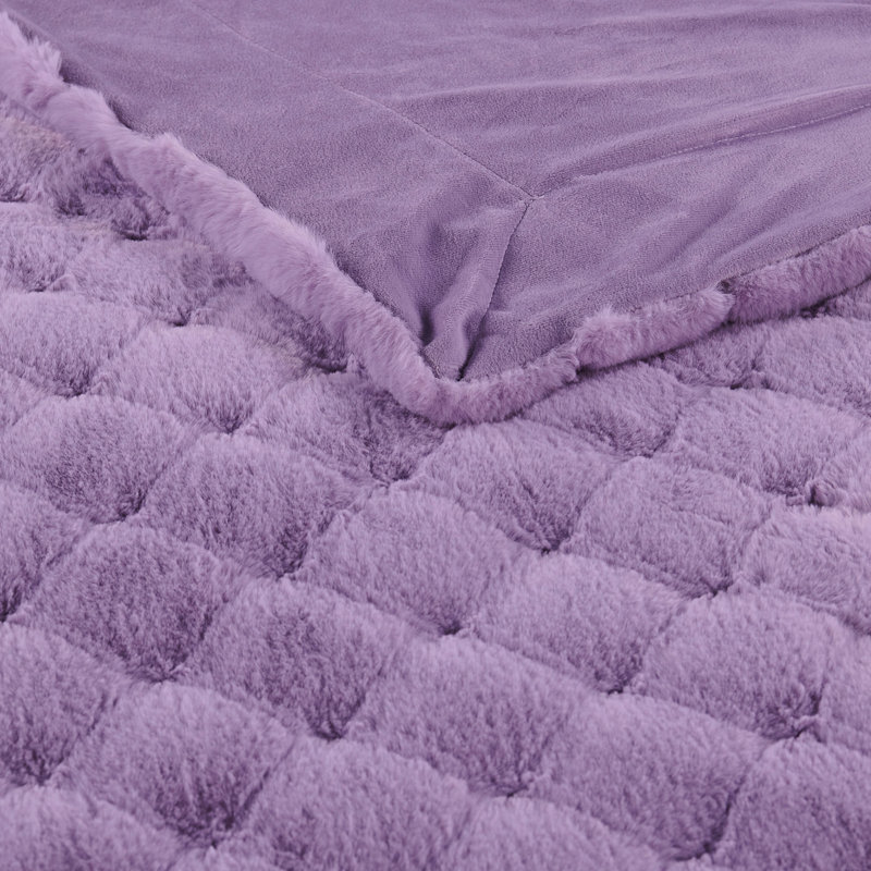 Throw Blanket, Lavender Frost