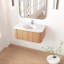Meuble-lavabo mural 36 po avec comptoir Cararra