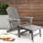 Plastic/Resin Folding and Rocking Adirondack Chair with Ottoman-69548668