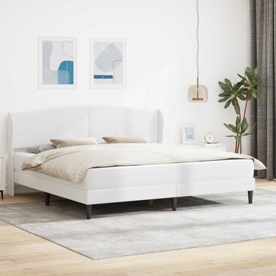 Upholstered Bed Frame with Mattress