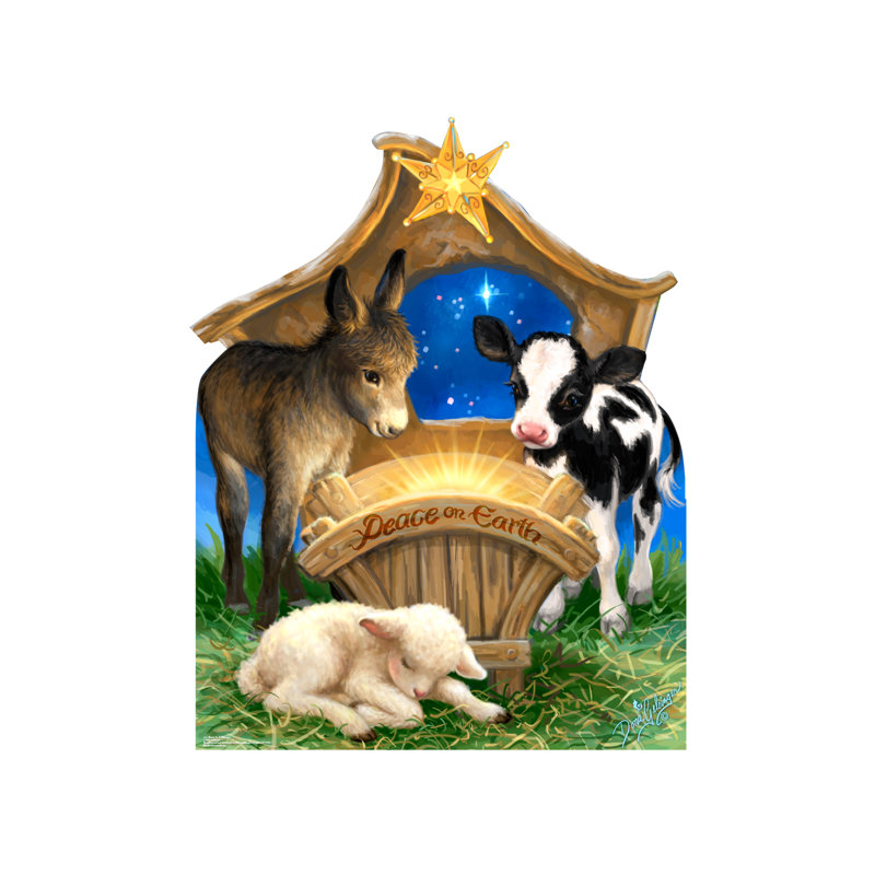 48 in. Animals Cardboard Standup