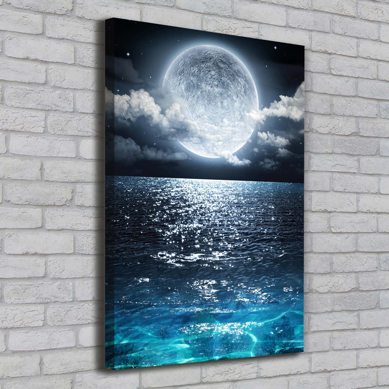 Full Moon - Wrapped Canvas Print