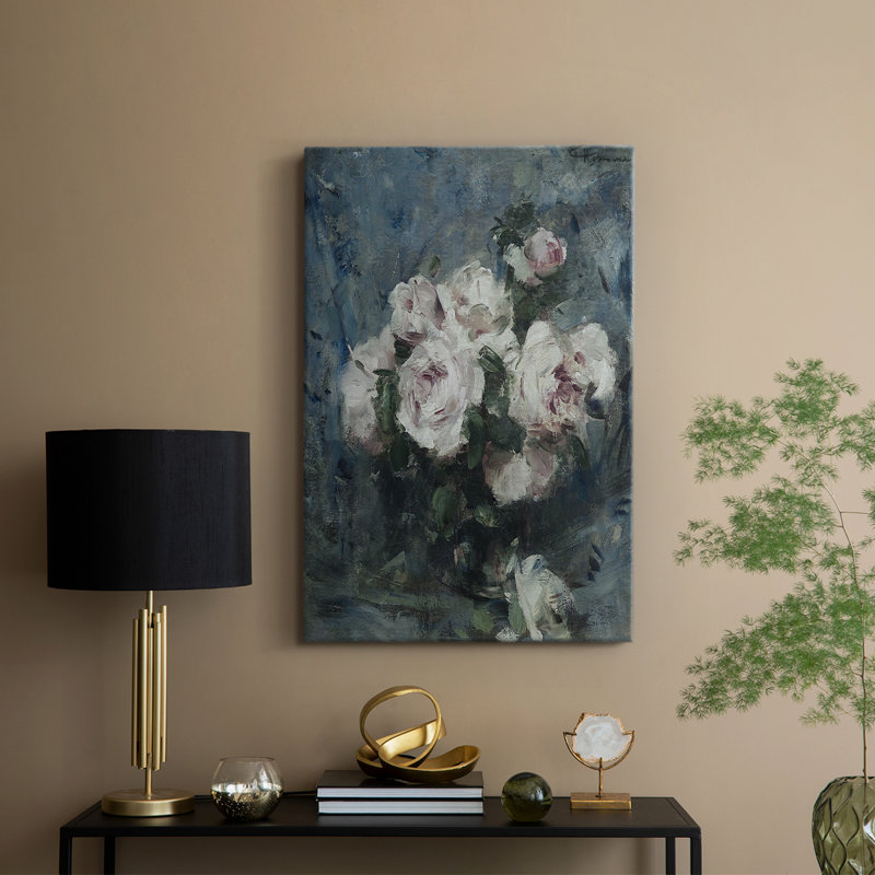 Imprimé floral rétro CCXIV - galerie Cavas sur mesure, H 60 po x l 40 po