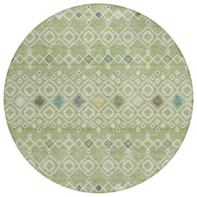 Aleighna Area Rug with Non-Slip Backing