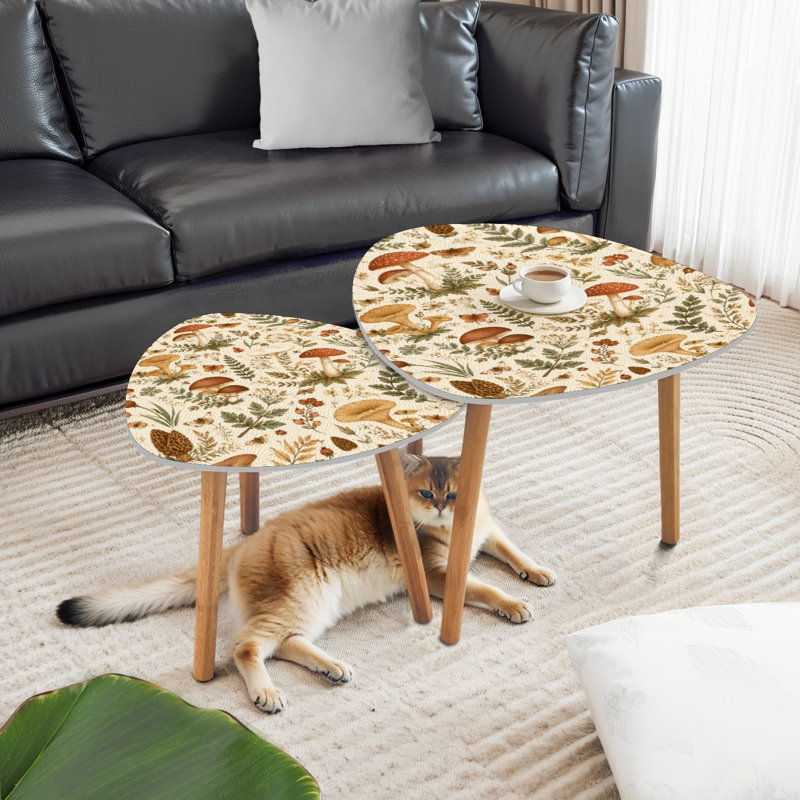 Ensemble de 2 tables basses gigognes Triangle Nest