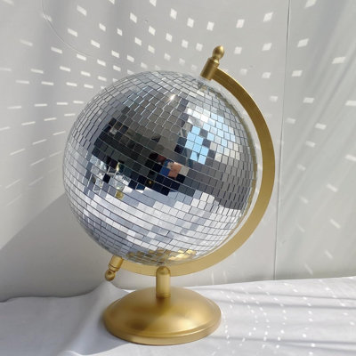 Golden disco ball
