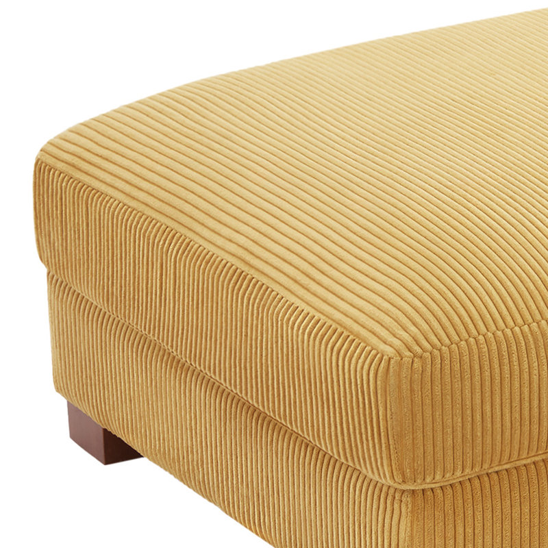 Corduroy Corner Sofa , 78cm H x 314cm W x 173cm D, Navy Corduroy