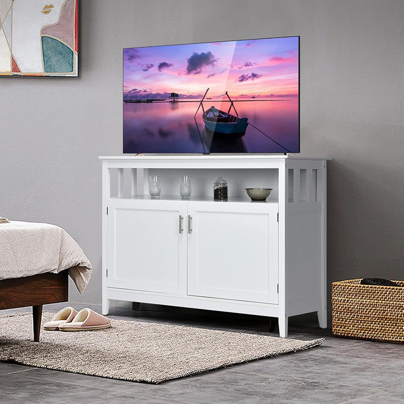 Buffet en bois avec 2 portes et tablette réglable