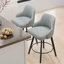 Tabouret de bar pivotant en tissu Modern-1647160122-1647160126