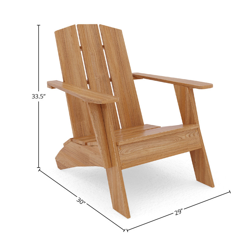 Bainbridge Outdoor Teak Adirondack Chair
