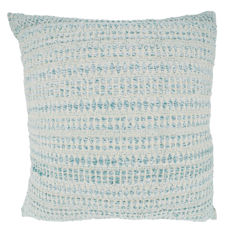 Celeste Square Pillow Cover, Aqua