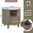 Contemporary Round End Table with Drawer and Open Shelf Storage-1239354344