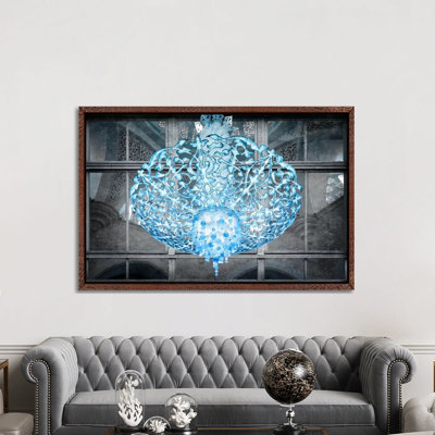 Ice Chandelier - Print on Canvas