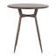 Table ronde en métal antique