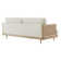 Ahlea 78.75''W Natural Cane Upholstered Sofa