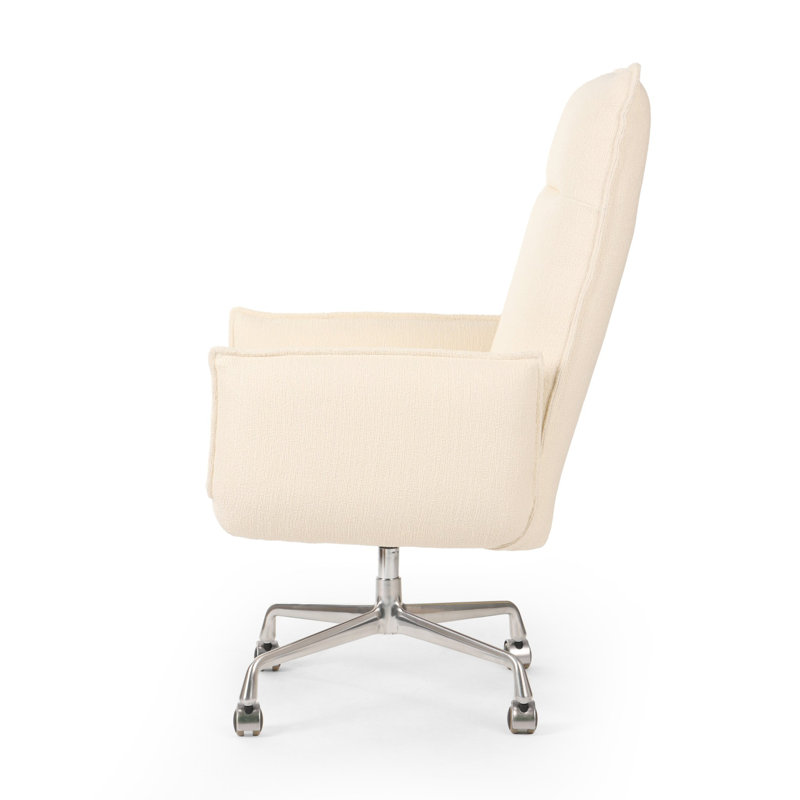 Lionel Swivel Office Chair, Kerbey Ivory
