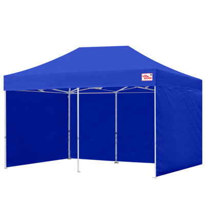 Tradesparker Pop-up Commercial-grade Canopy With Flashlight Lighting (10×20, With 4 Sidewalls, White)