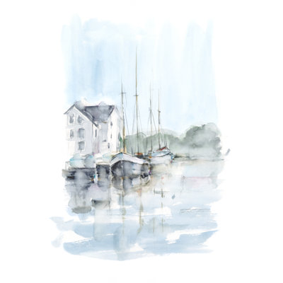 " New England Port I " by Ethan Harper Painting Print