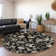 Premium Machine Washable Goulven AMF1006 Floral Rug