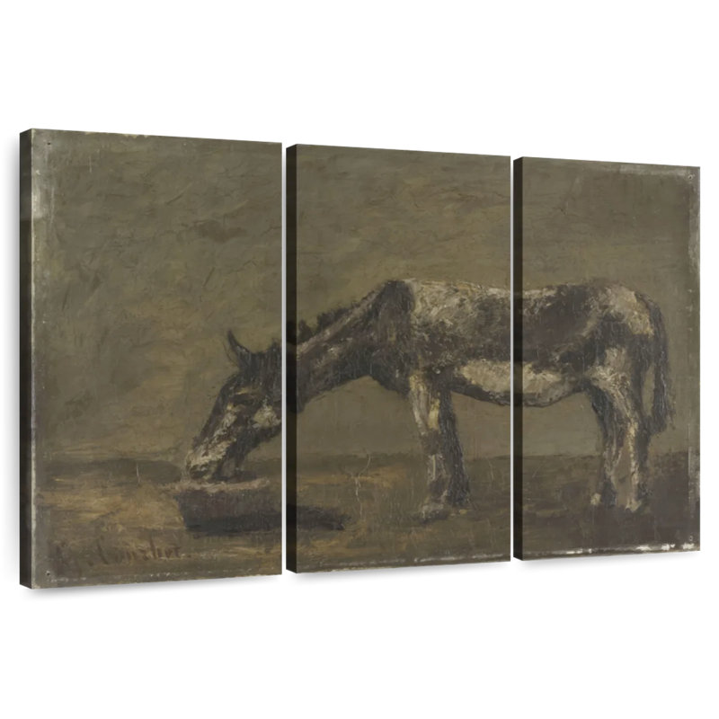 L'âne 1862-63, H 20 po x l 33 po