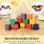 Éducative, activité en mousse souple, 12 blocs, - 36 mois, convient à la maison, développe le jeu de la motricité multicolore, garderie idéale, laisse ramper