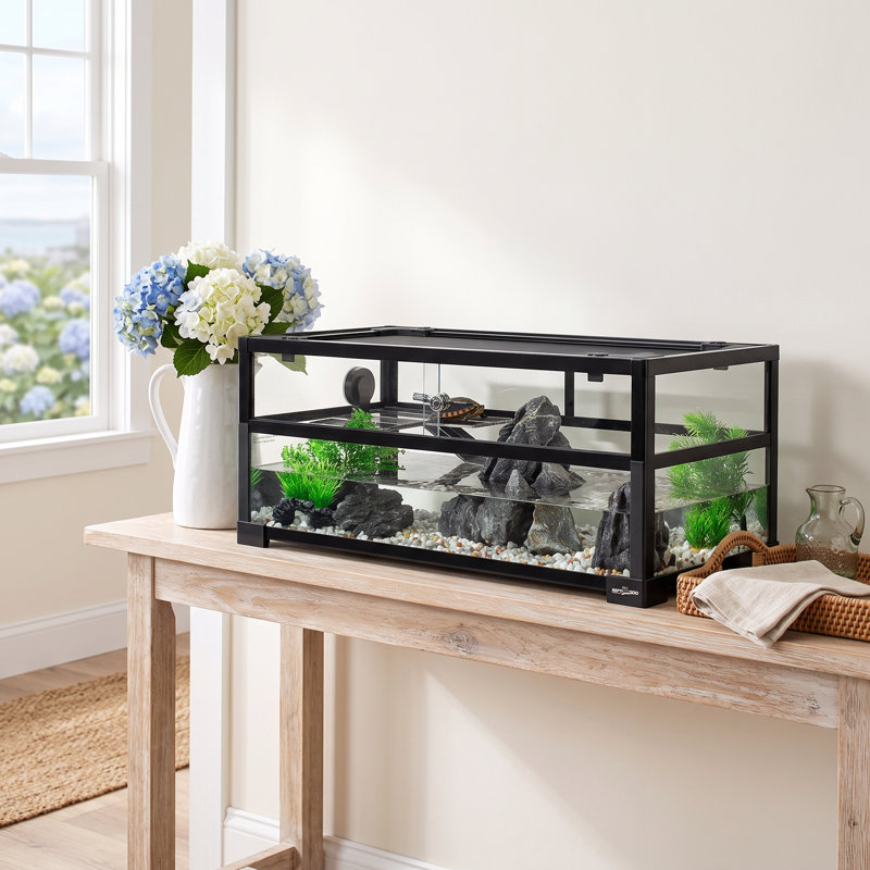 30 in. x 12 in. x 12 in. Glass and Plastic Reptile Starter Kit