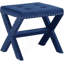 Banc rembourré avec garniture cloutée et siège capitonné-1784039720