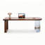 Bureau rectangulaire en bois massif noyer-1854749852